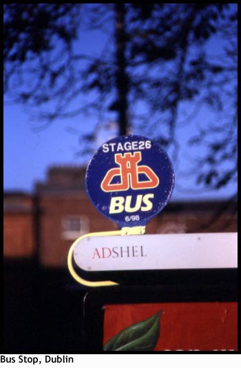 Bus Stop, Dublin, Ireland